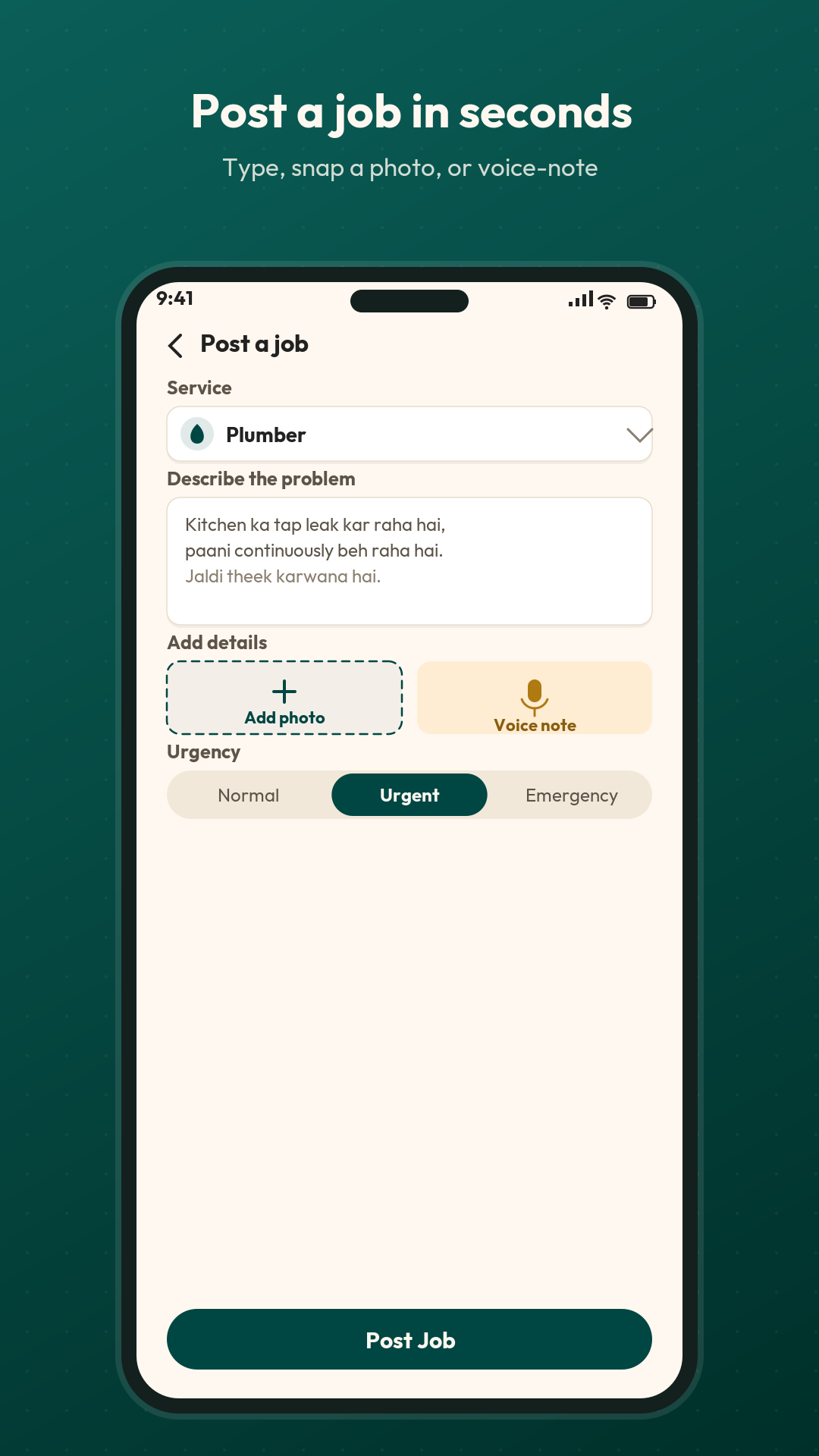 Post a job