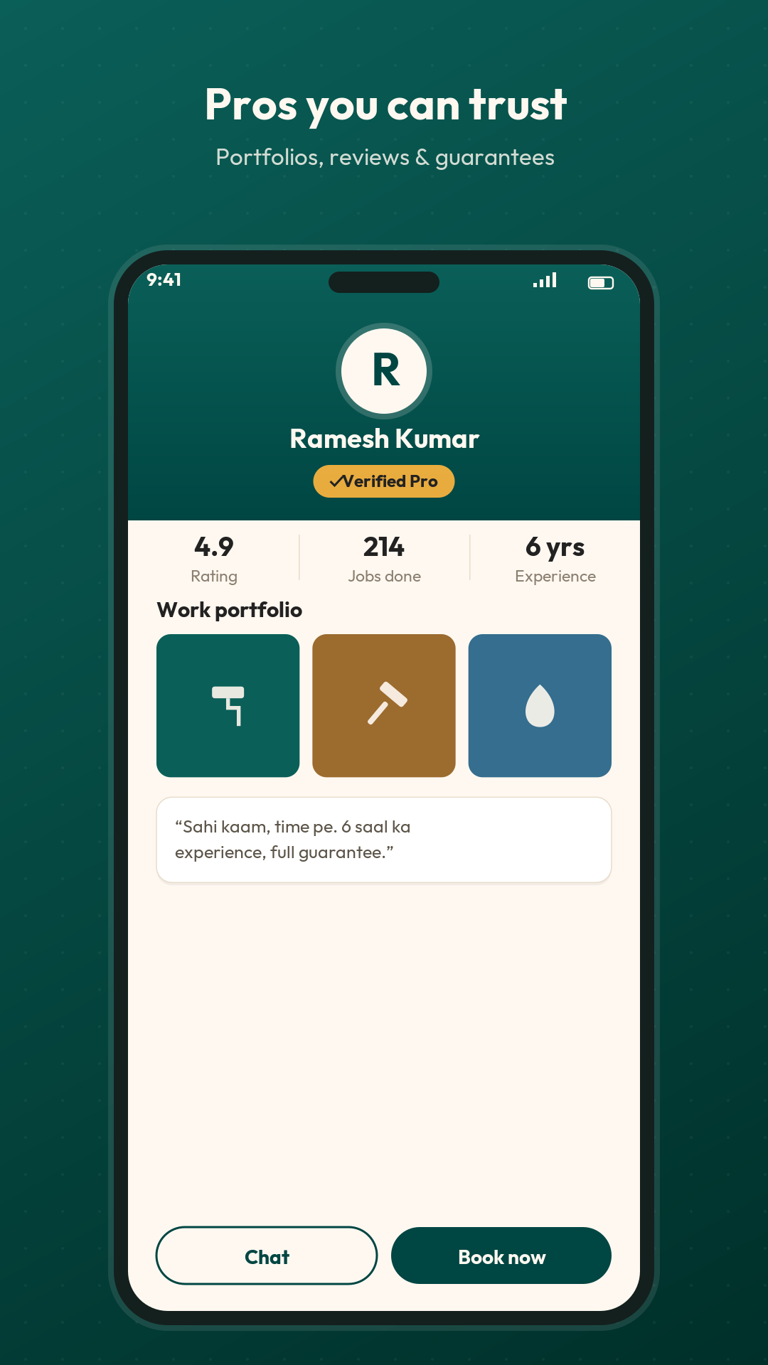 Worker profile