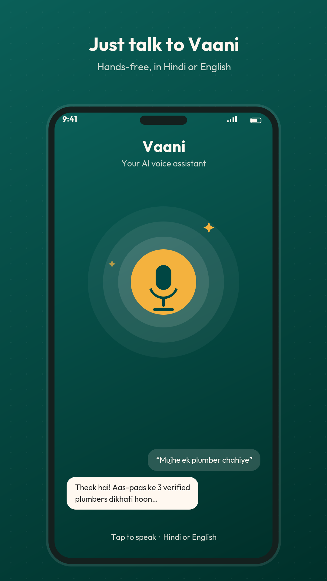 Vaani voice assistant